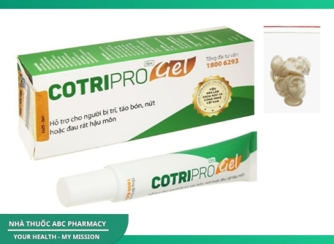 Gel bôi CotriPro hỗ trợ giảm trĩ, ABC Pharmacy